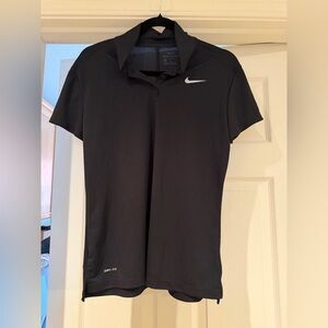 Women’s Nike Black Dri-FIT Polo
